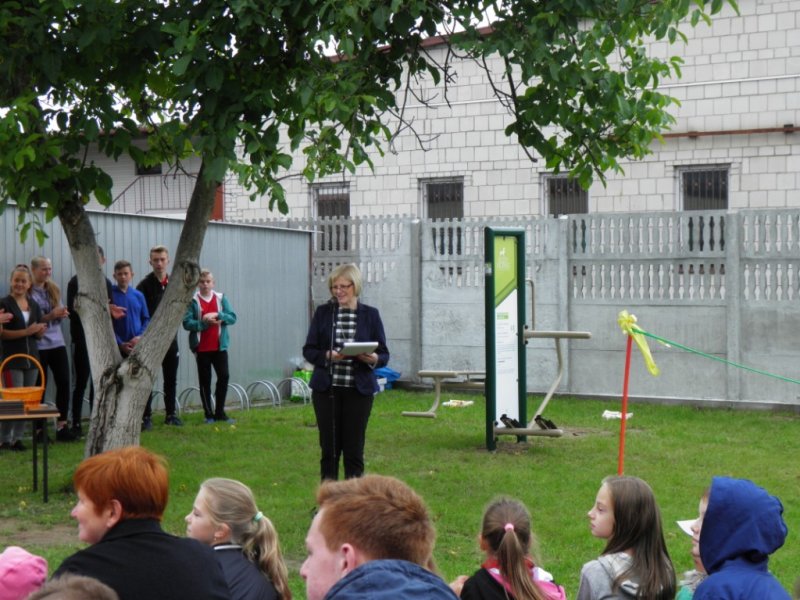 Otwarcie siłowni zewnętrznej w Pilczynie 